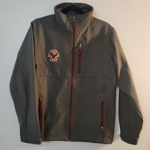 Columbia Men's Medium Boston College  grey full-zip performance jacket